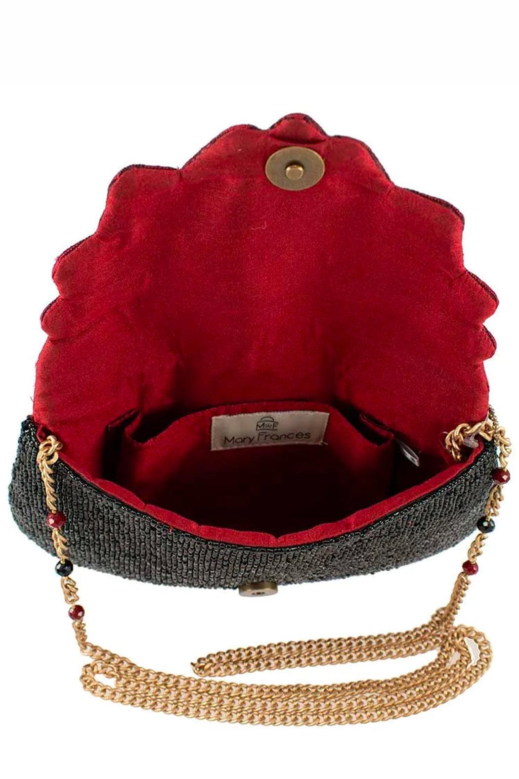 Crimson Bloom Crossbody Handbag Product Image