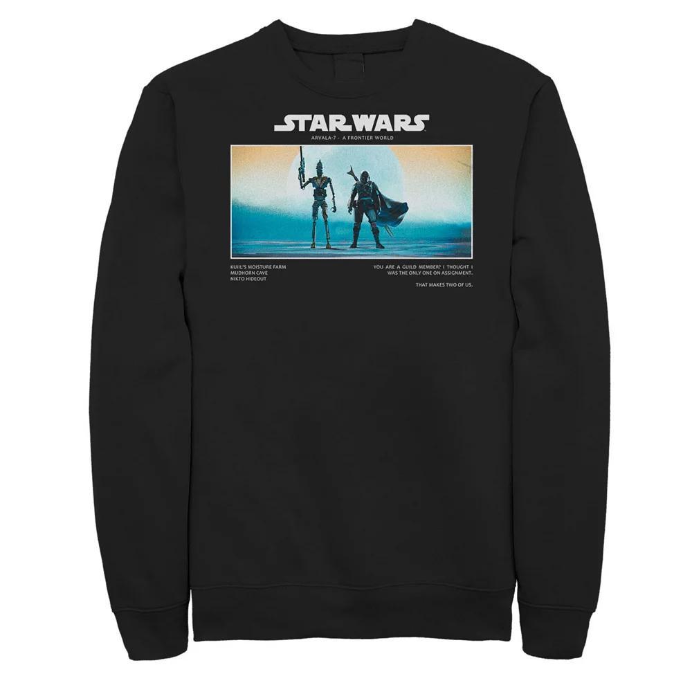 Men's Adventure Time Finn's Many Faces Pullover Sweatshirt, Size: Medium, Blue Product Image