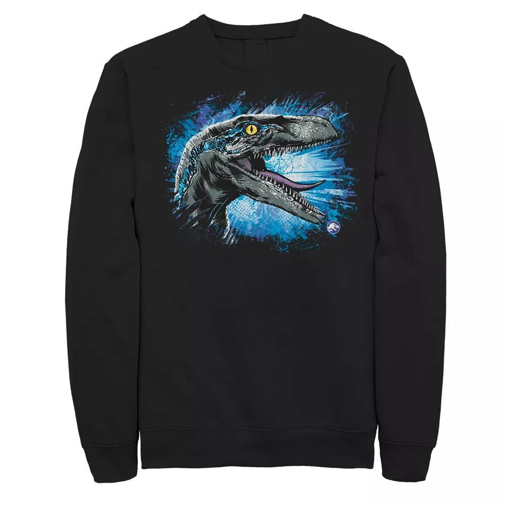 Disney's Villains Splatter Group Shot Men's Fleece Sweater, Size: 3XL, Black Product Image