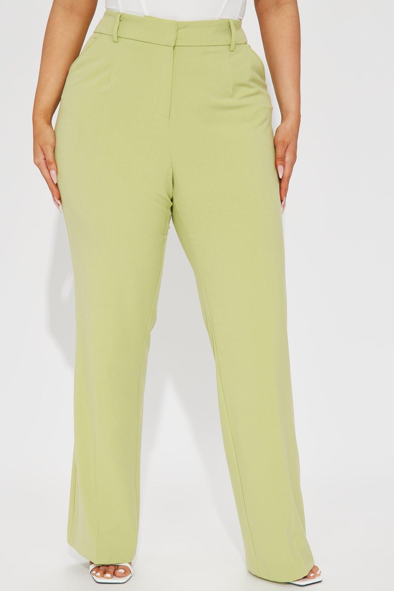 Tasha Dressy High Rise Pants - Sage Product Image