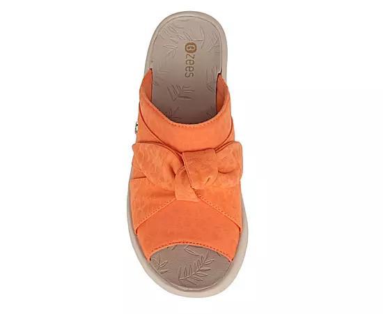 LifeStride Smile Women's Washable Wedge Slide Sandals, Size: 9.5, White Product Image