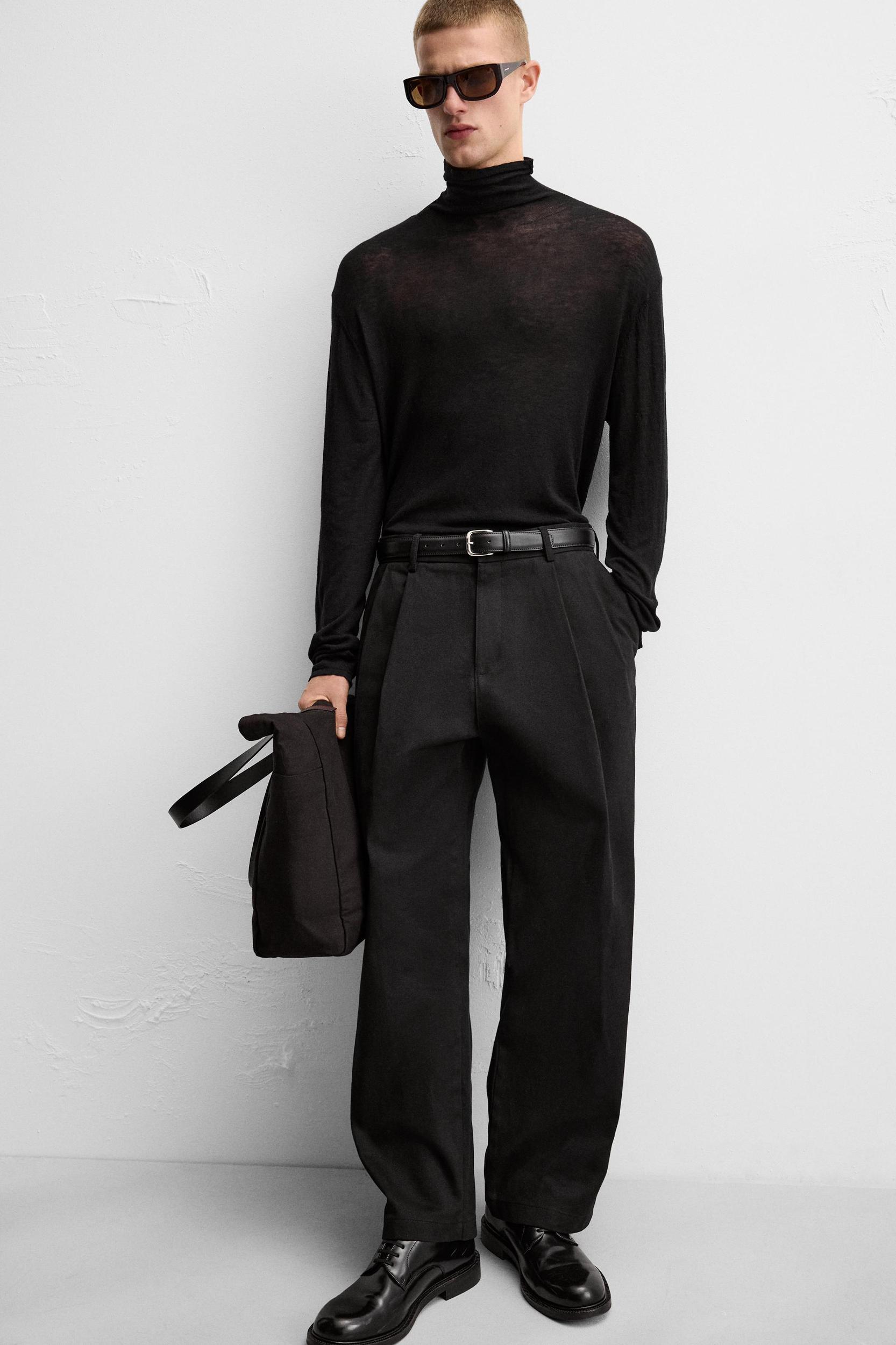 BALLOON FIT PLEATED PANTS Product Image