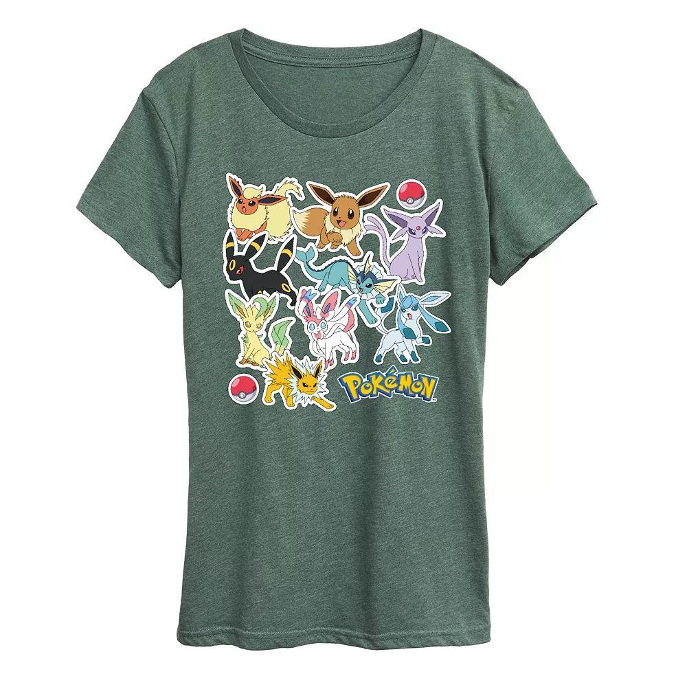 Disney's Mickey Mouse Women's Distracted By Puppies Graphic Tee, Girl's, Size: Medium, Grey Green Product Image