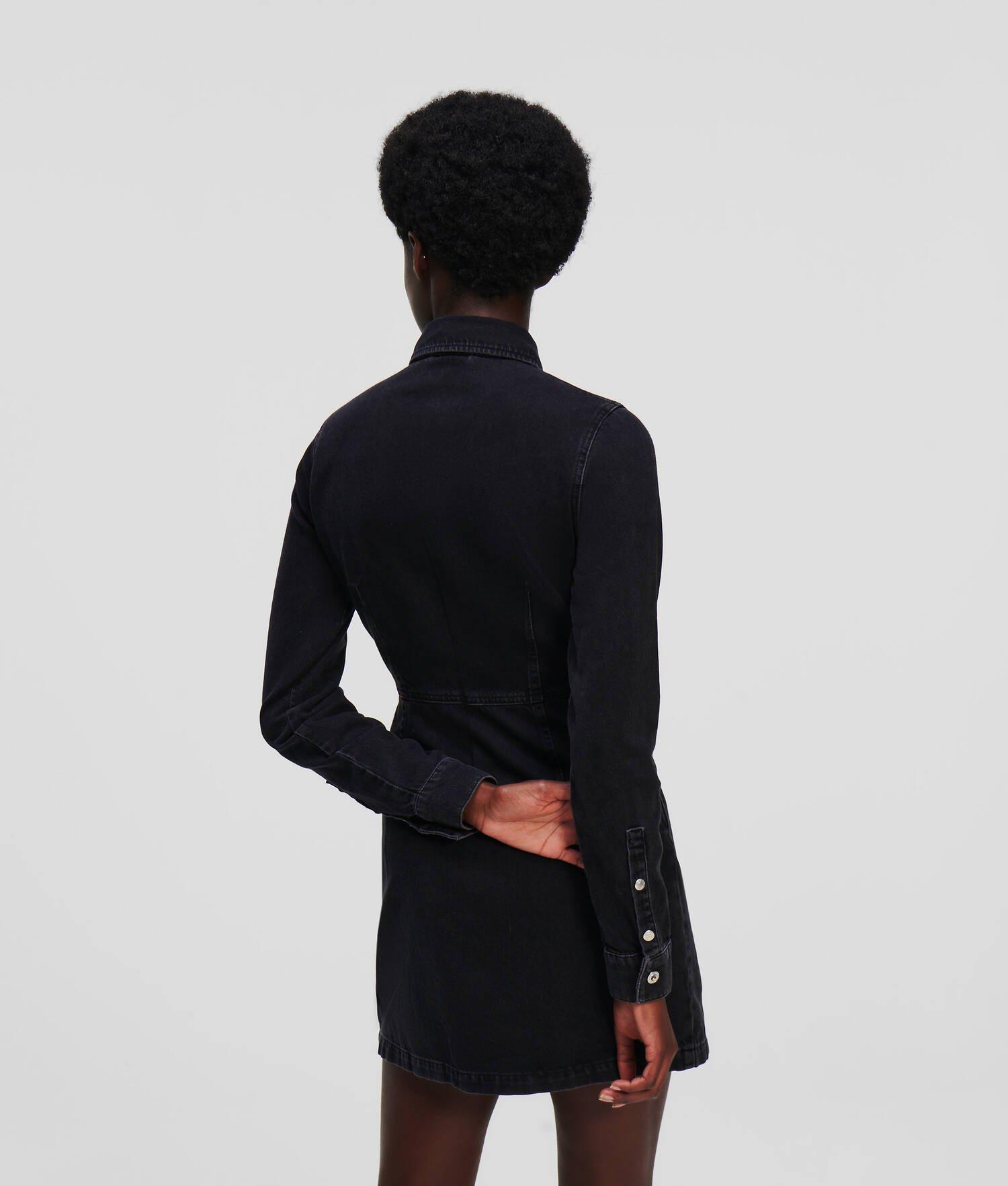 KLJ FITTED DENIM DRESS Product Image