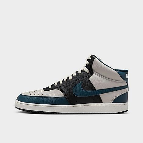 Nike Court Vision Mid Next Nature Men's Shoes, Size: 10.5, Iron Navy Black Product Image