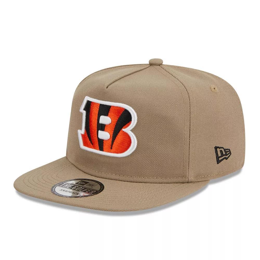 Mens New Era Tan Cincinnati Bengals Golfer Snapback Hat Product Image