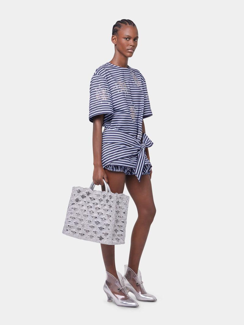 TOTE BAG IN LUREX RAFFIA Product Image