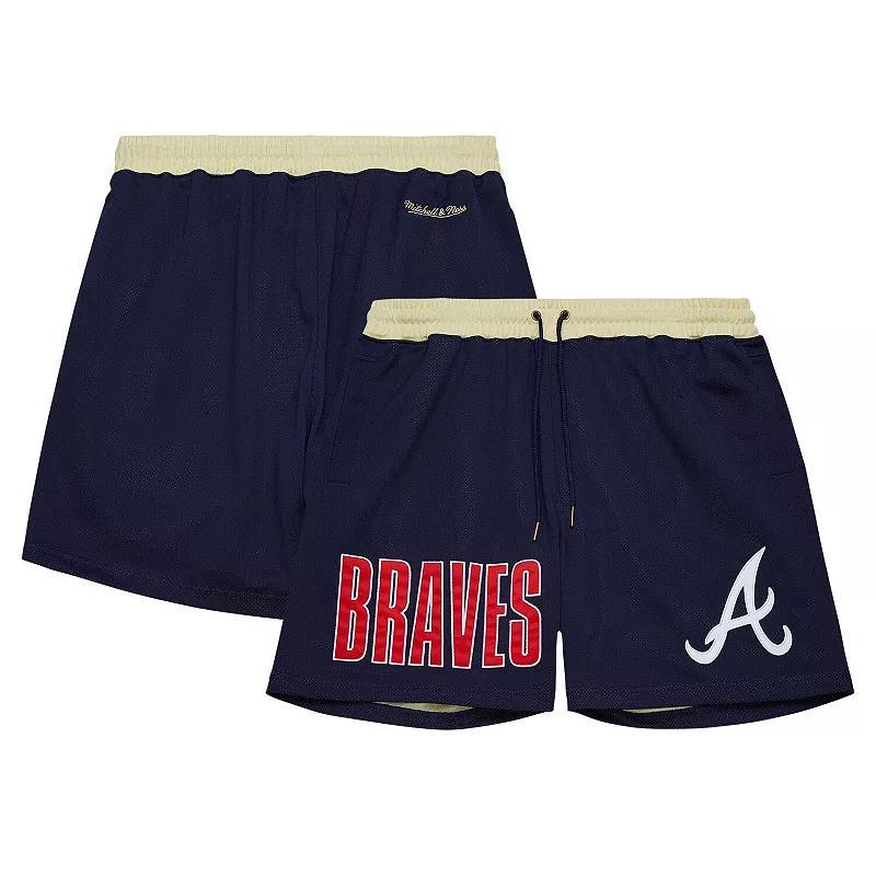 Mens Mitchell & Ness Atlanta Braves OG 2.0 Fashion Shorts Blue Product Image