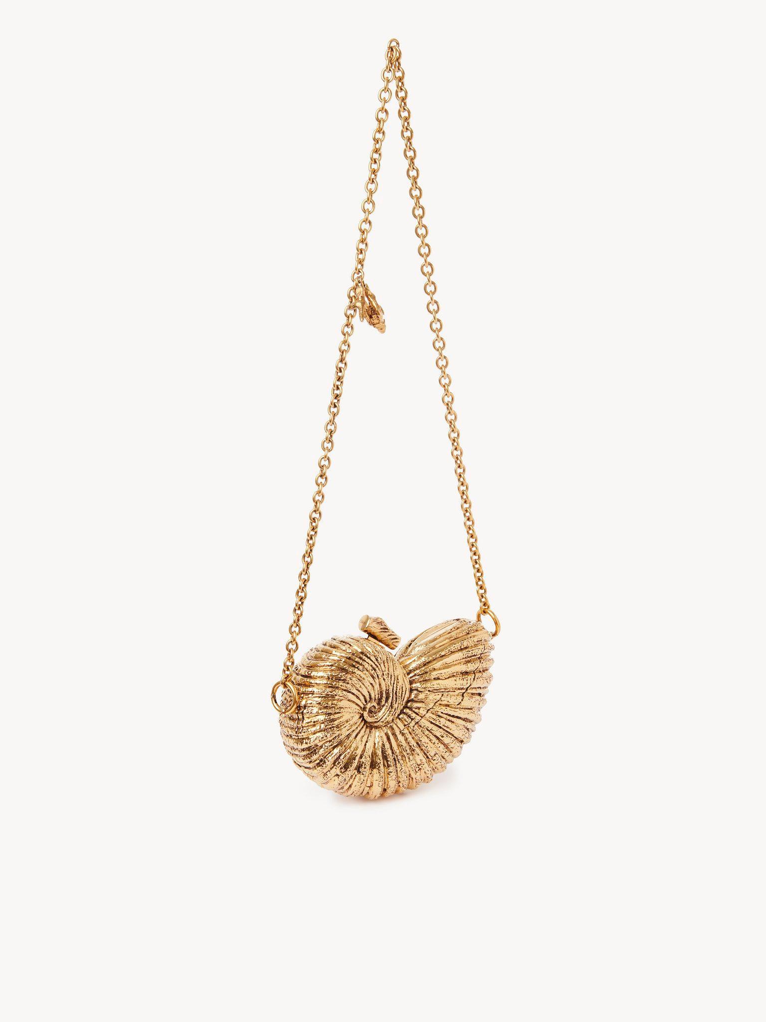 Sea Treasures Shell minaudière in metal Product Image