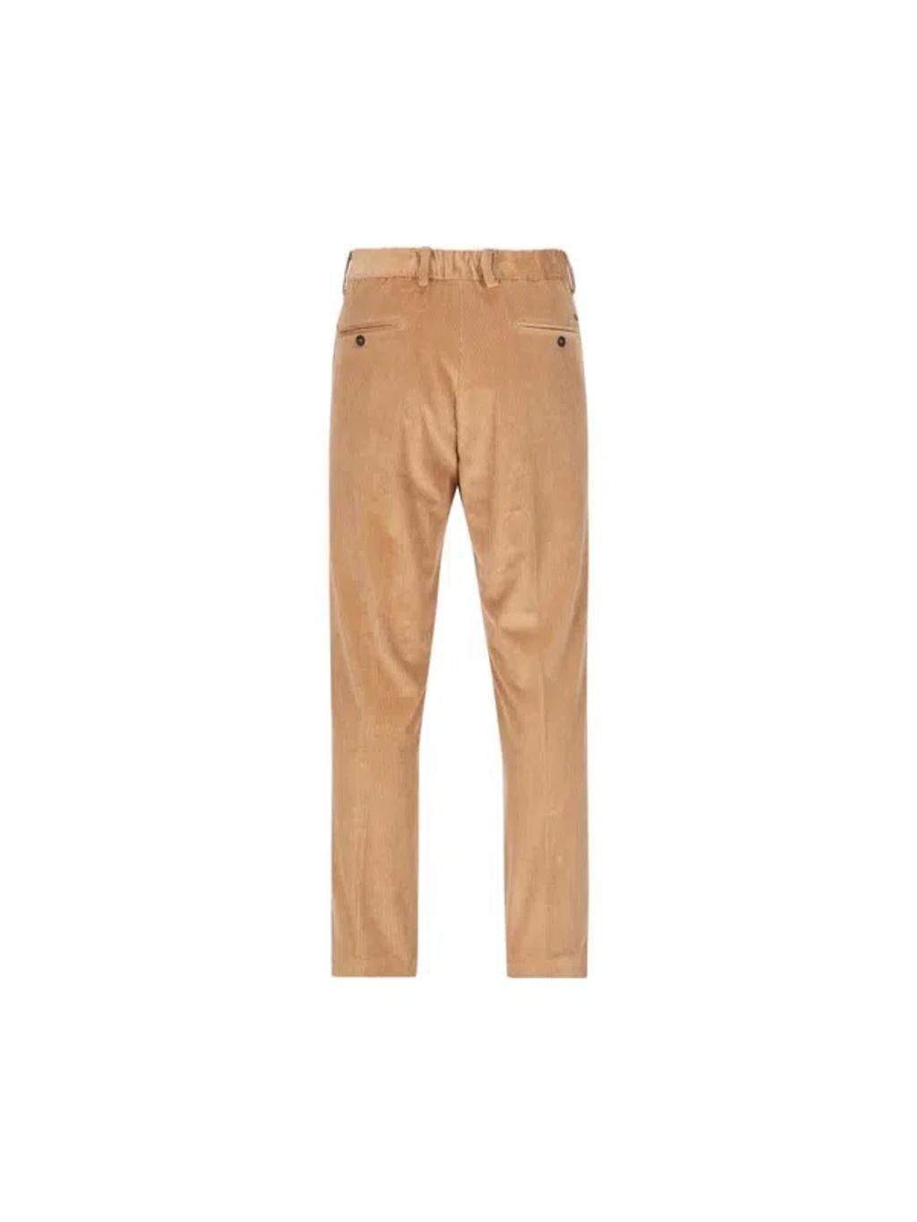 HERNO Trousers In Light Cotton Stretch In Brown Product Image