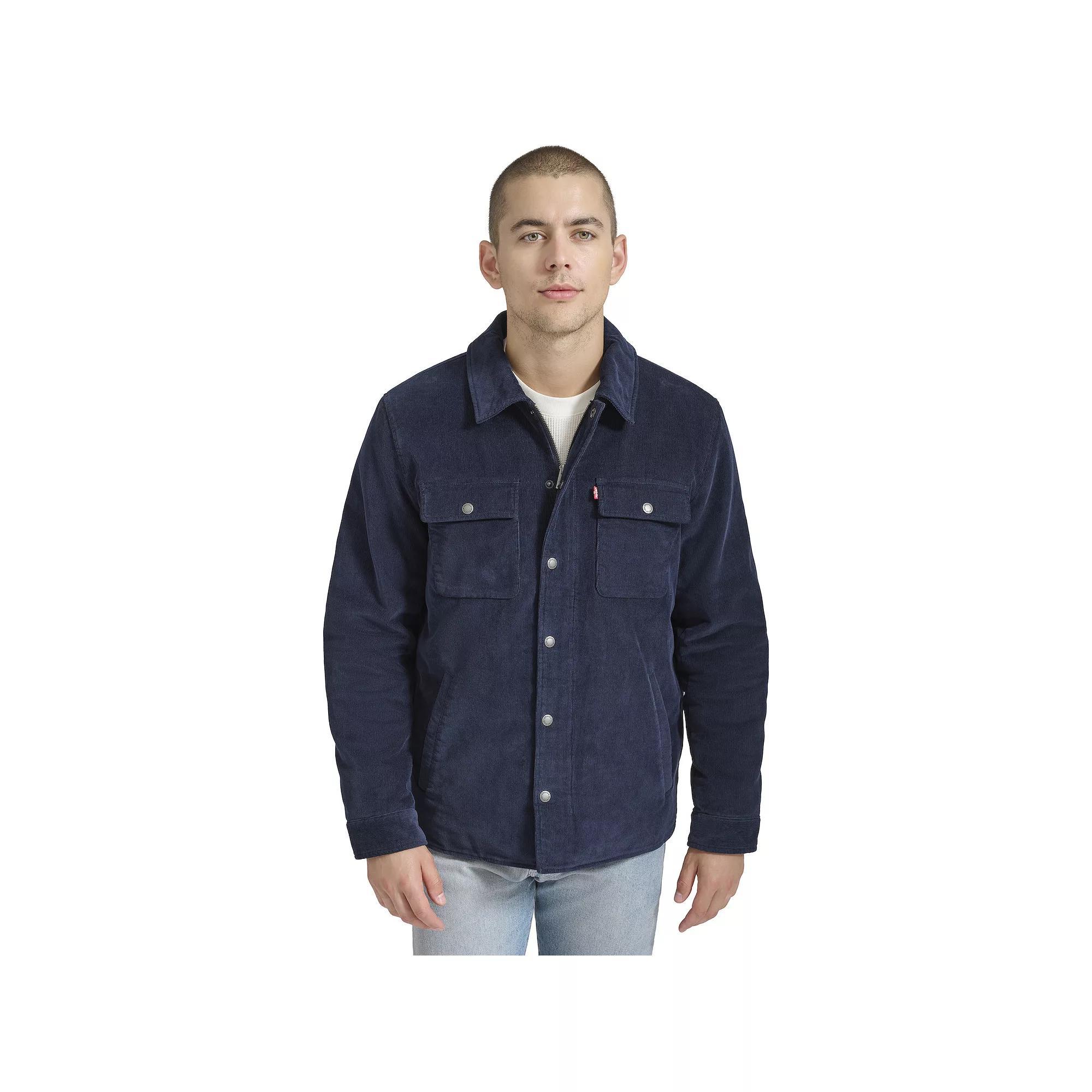 Mens Levis Corduroy Shacket Blue Product Image