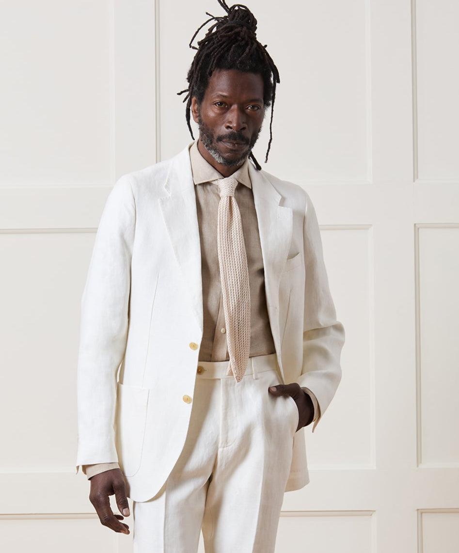 Italian Linen Slim Madison Suit Product Image