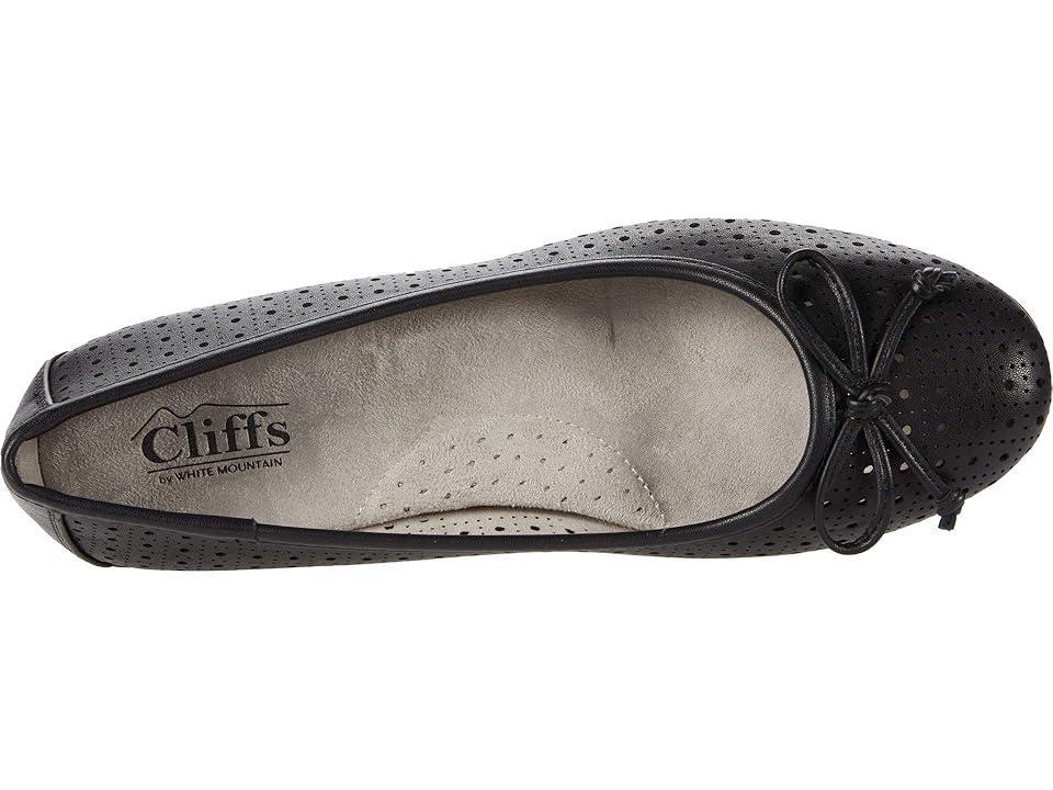 Cliffs by White Mountain Cheryl Women's Flats, Size: 7.5, Black Burnished Smo Product Image