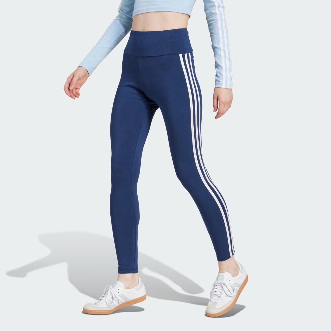 adidas 3-Stripes Leggings Night Indigo S Womens Product Image