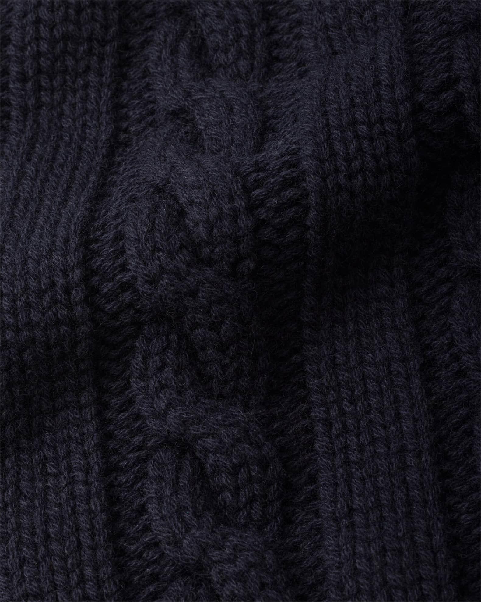 Men's Cable-Knit Cashmere Scarf Product Image