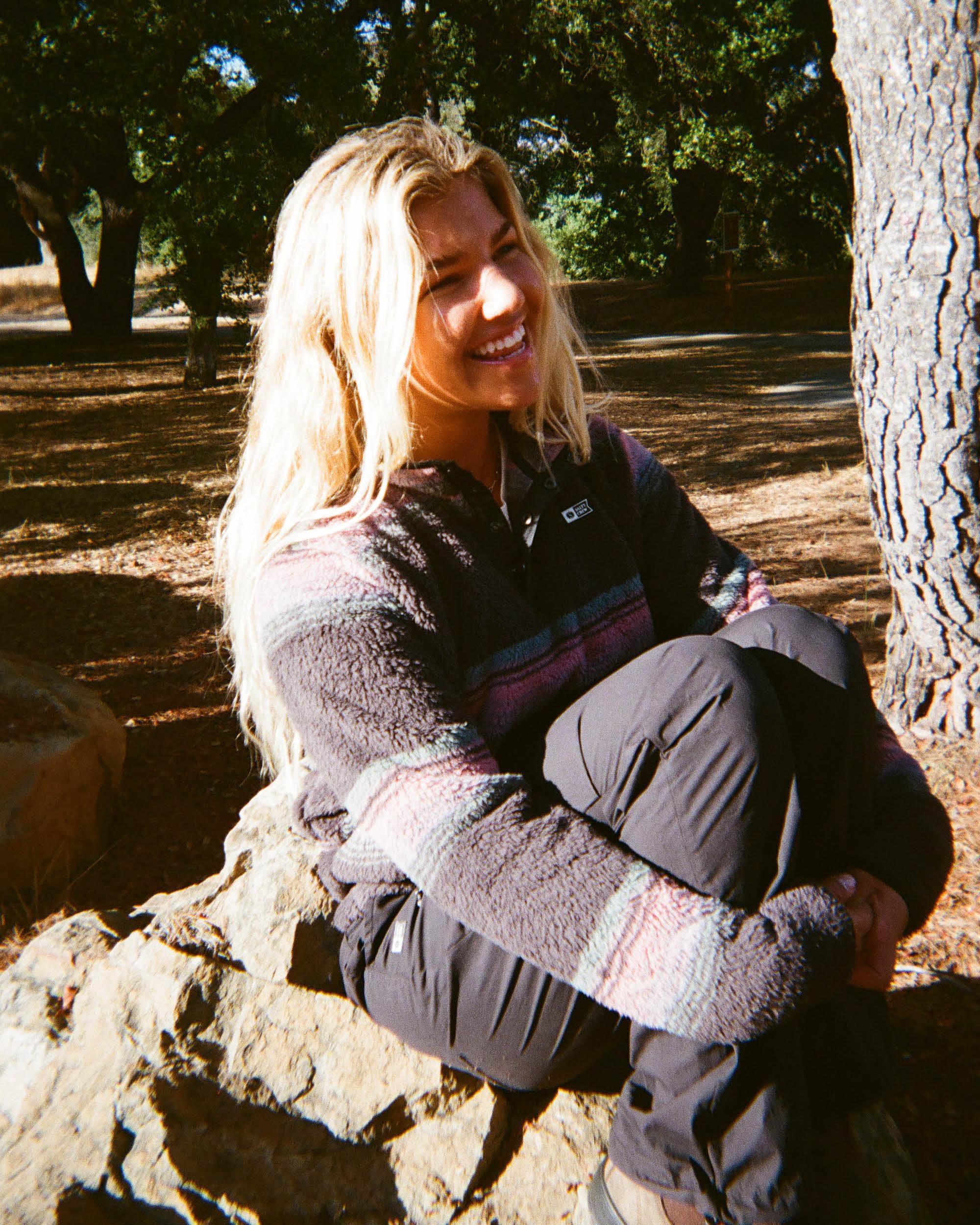 Calm Seas Pullover - Charcoal Female Product Image