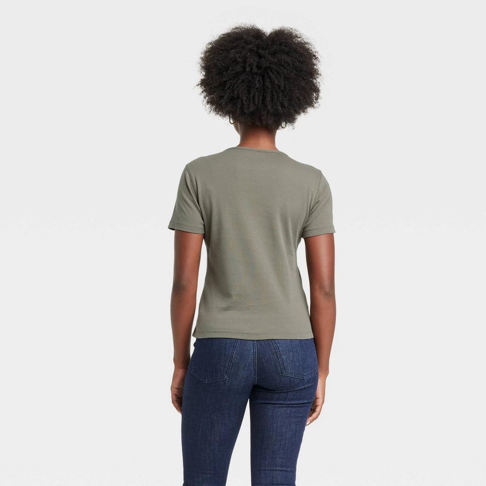Womens Short Sleeve T-Shirt - Universal Thread Olive XS Product Image