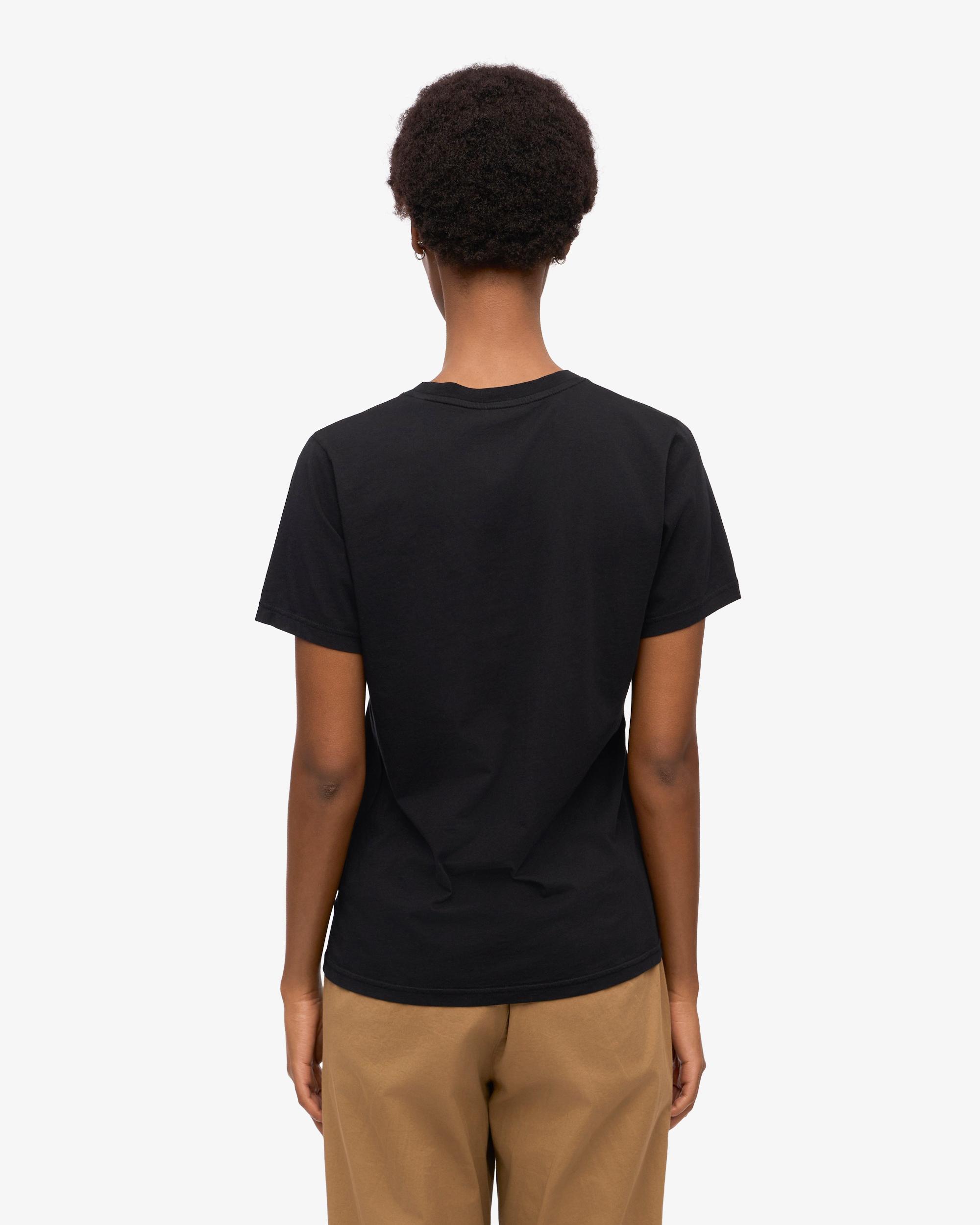 Women Light Organic Tee - Deep Black Product Image
