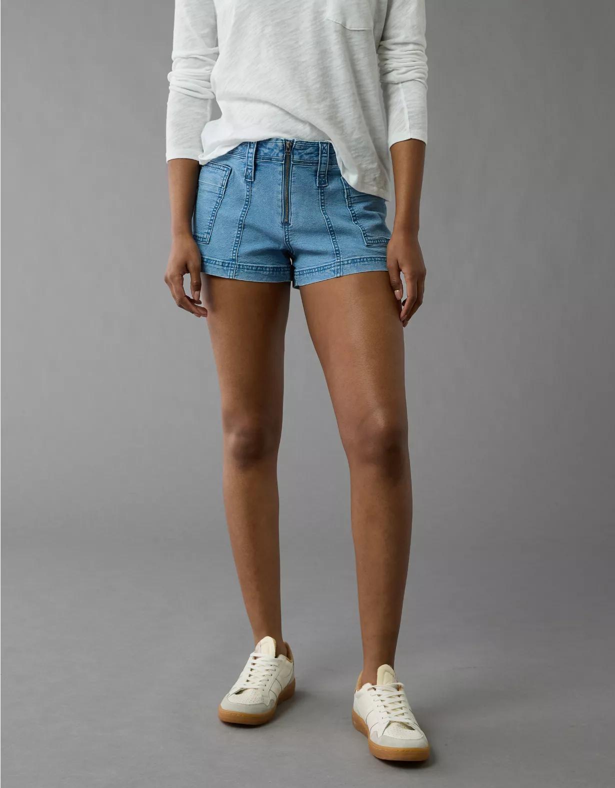 AE Stretch Low-Rise Cargo Short Short Product Image