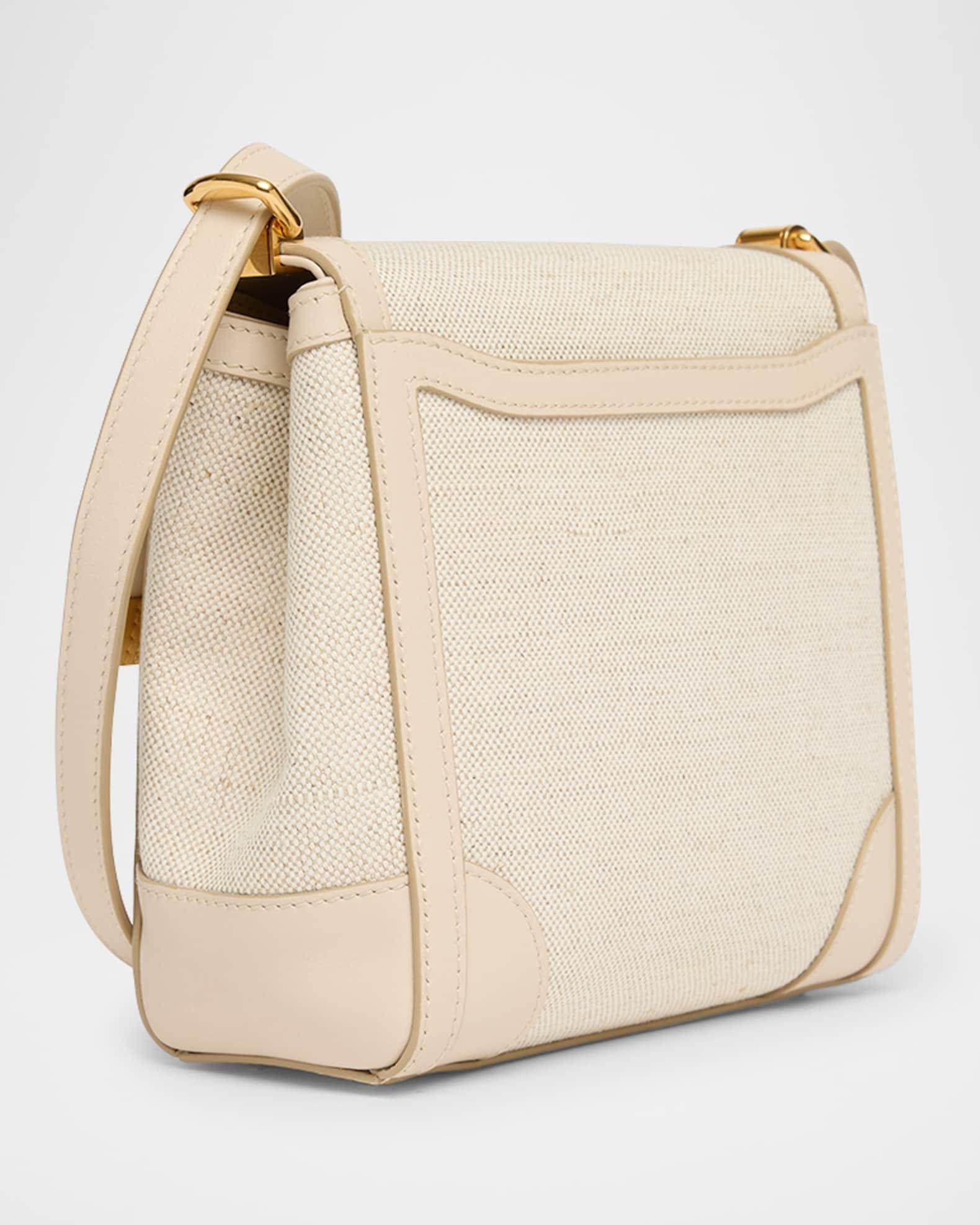 Marlene Flap Linen Crossbody Bag Product Image