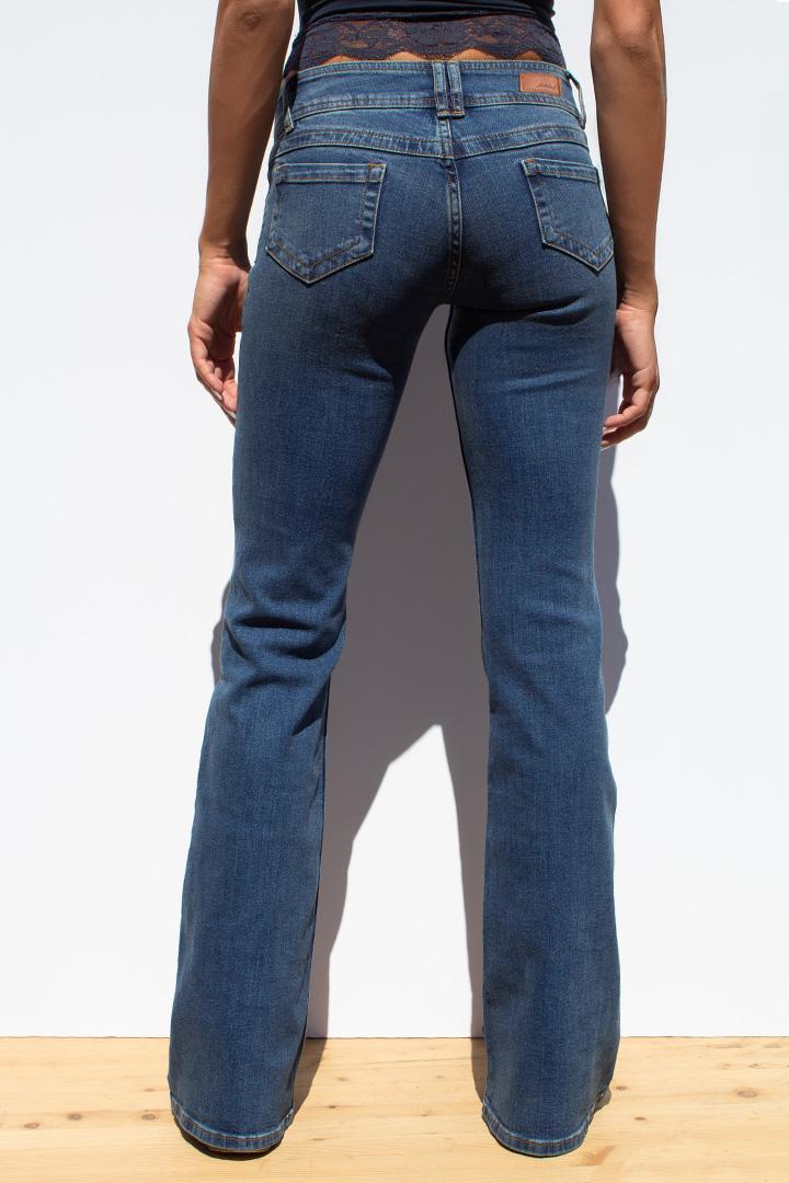 Flare jeans double button Product Image