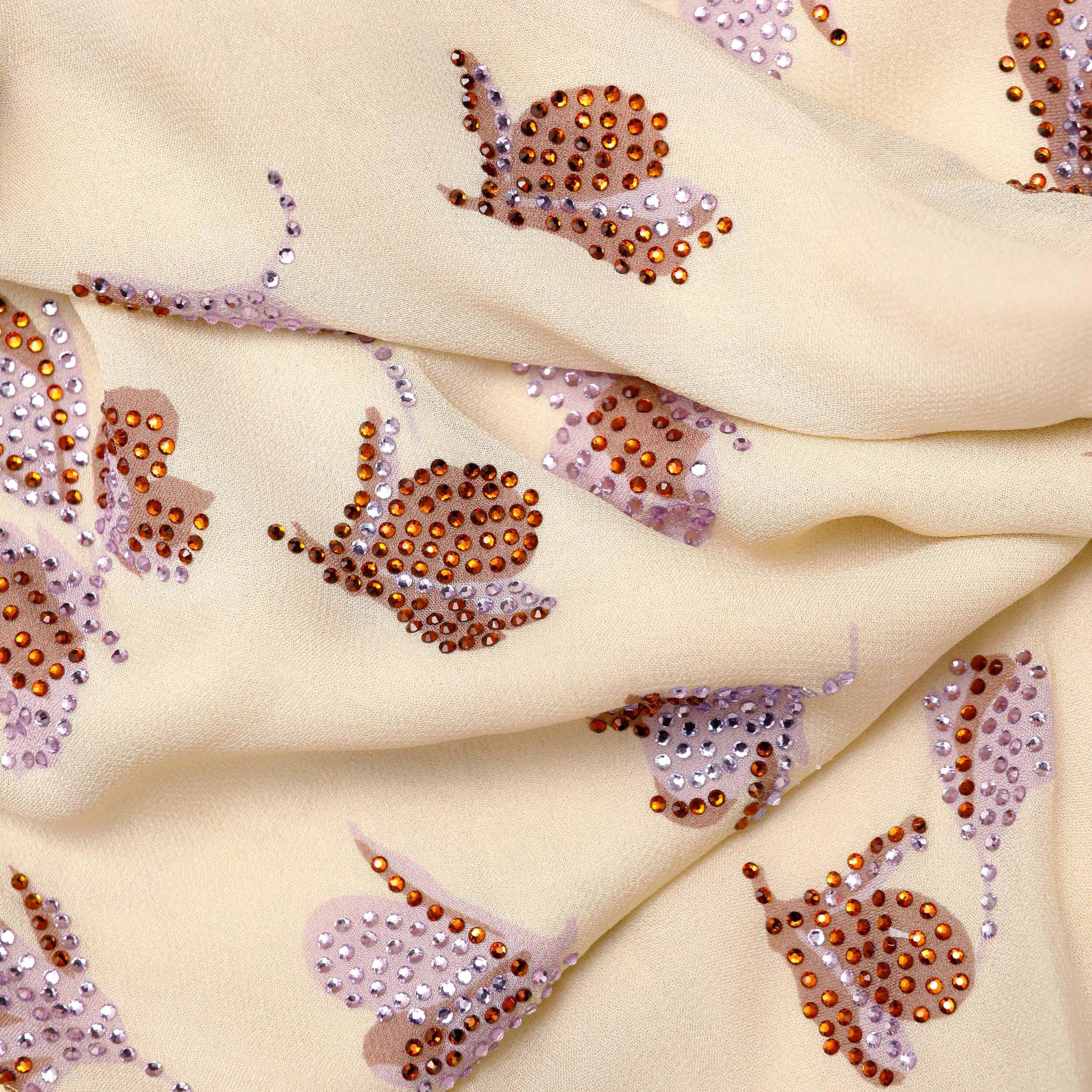 Yellow Floral Rhinestone Maxi Dress Product Image