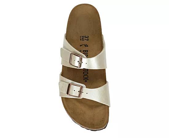Birkenstock Womens Sydney Luxe Buckle Detail Slide Sandals Product Image
