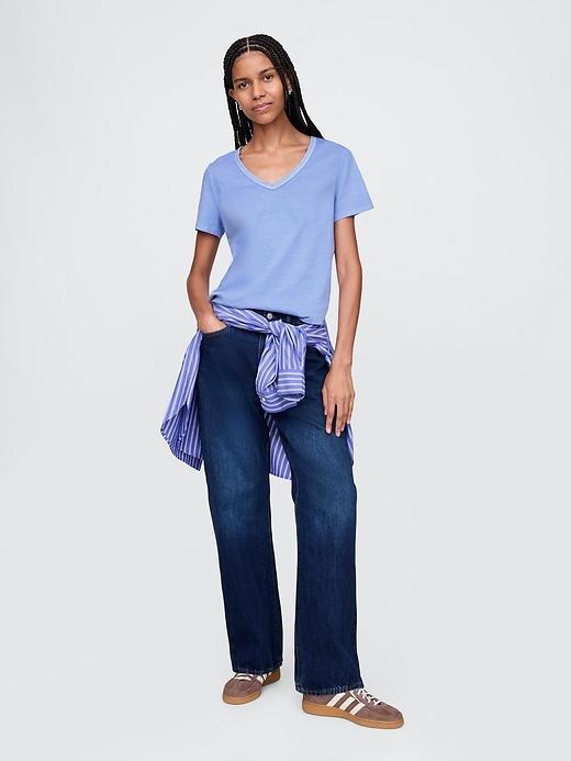 Organic Cotton VintageSoft V-Neck T-Shirt Product Image