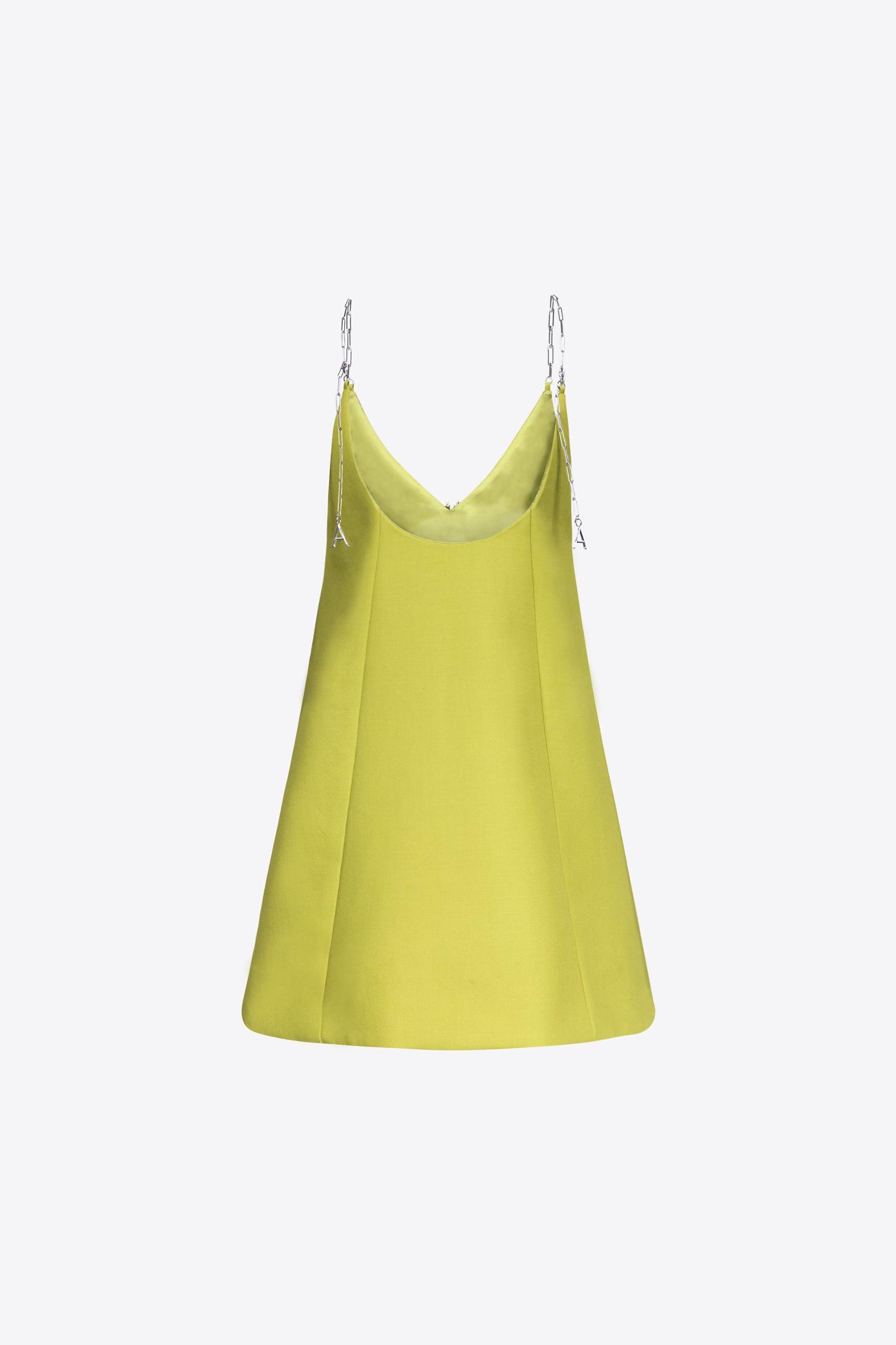 Crystal Embellished Bow Mini Dress Product Image