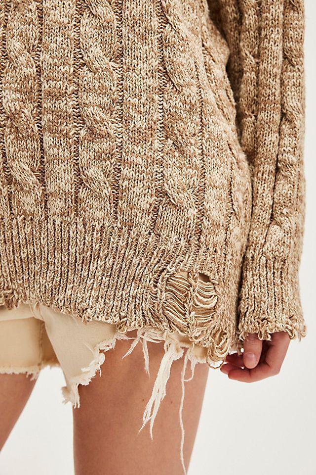 Denimist Oversized Cable Sweater Product Image