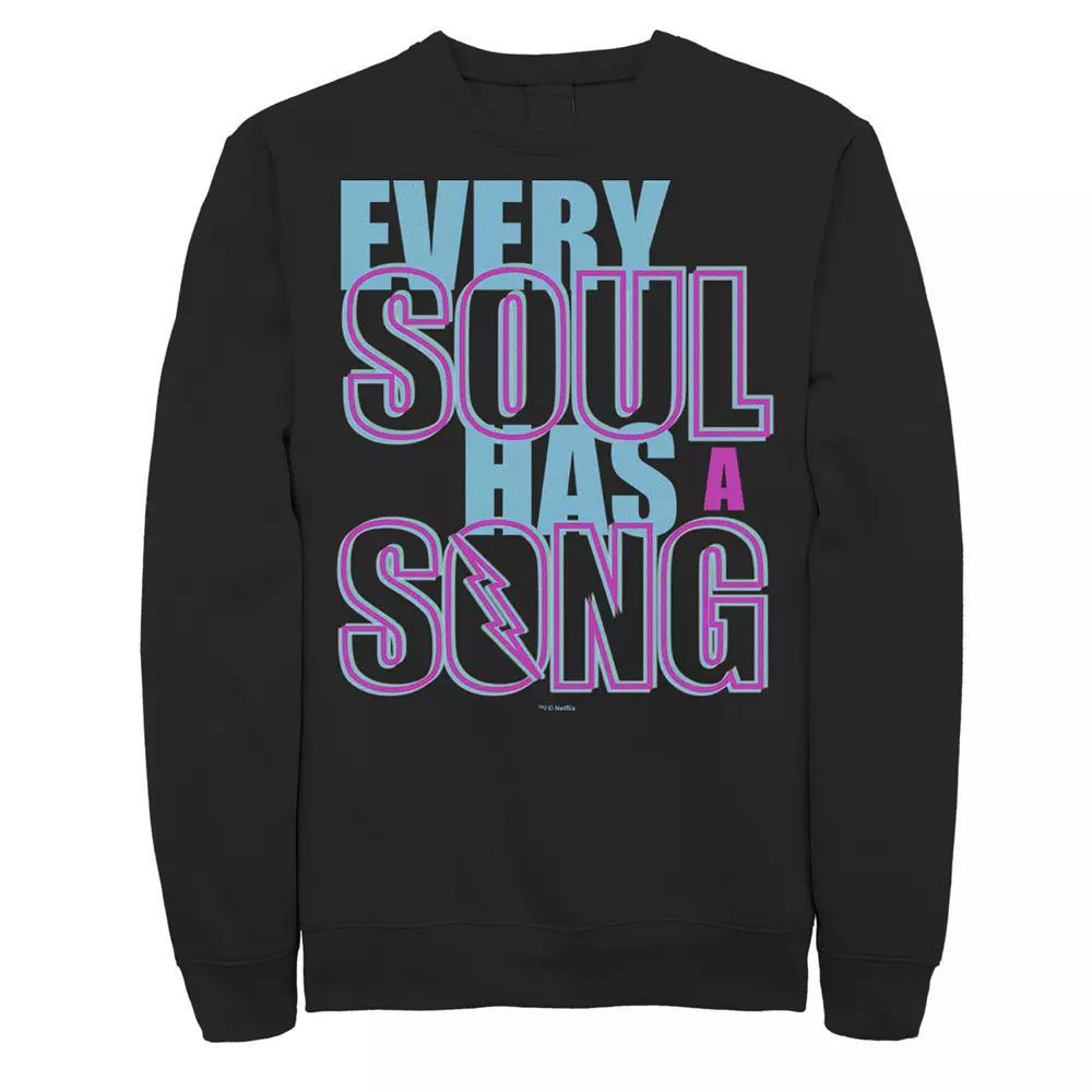 Men's Julie And The Phantoms Every Soul Has A Song Sweatshirt, Size: Medium, Black Product Image