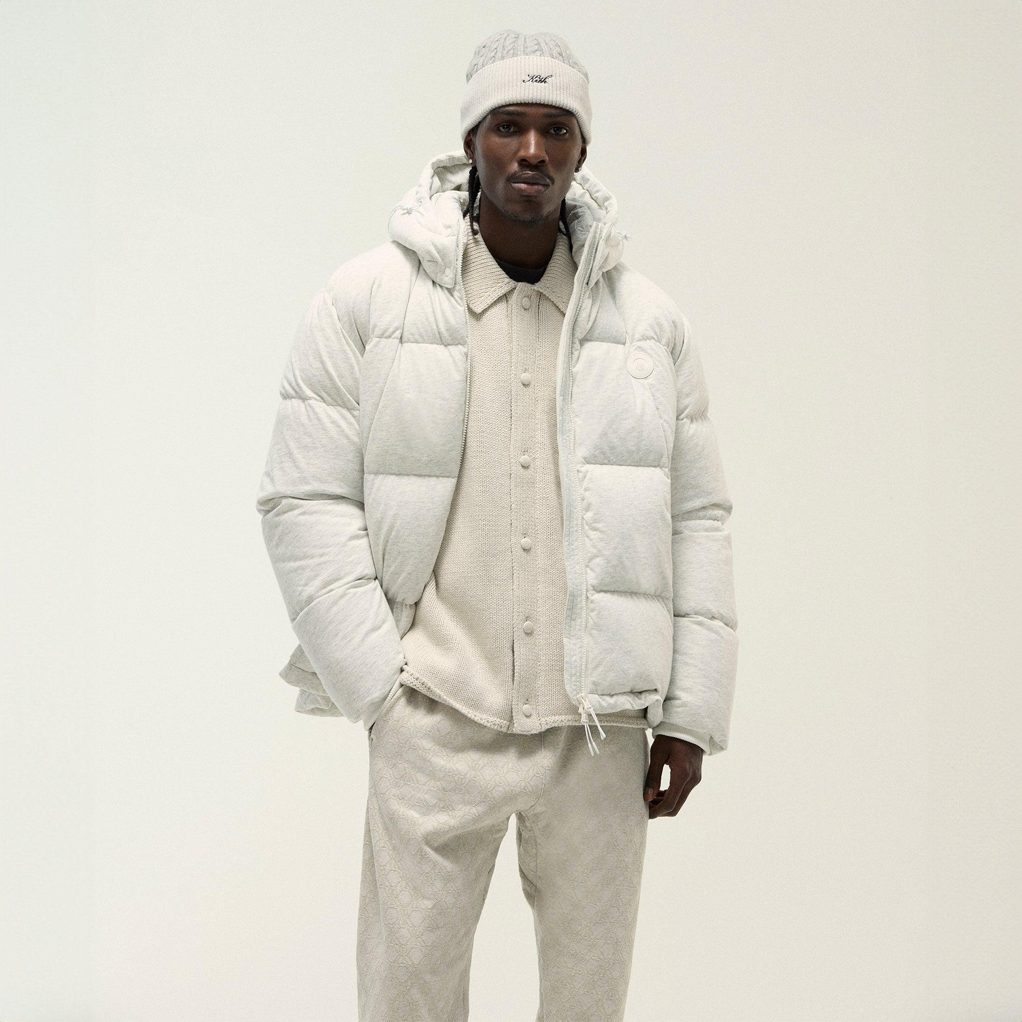 Kith Jersey Midi Puffer - Hero Heather Male Product Image