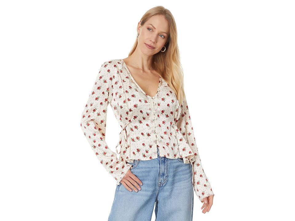 Free People Field Of Roses (Ivory Combo) Women's Clothing Product Image