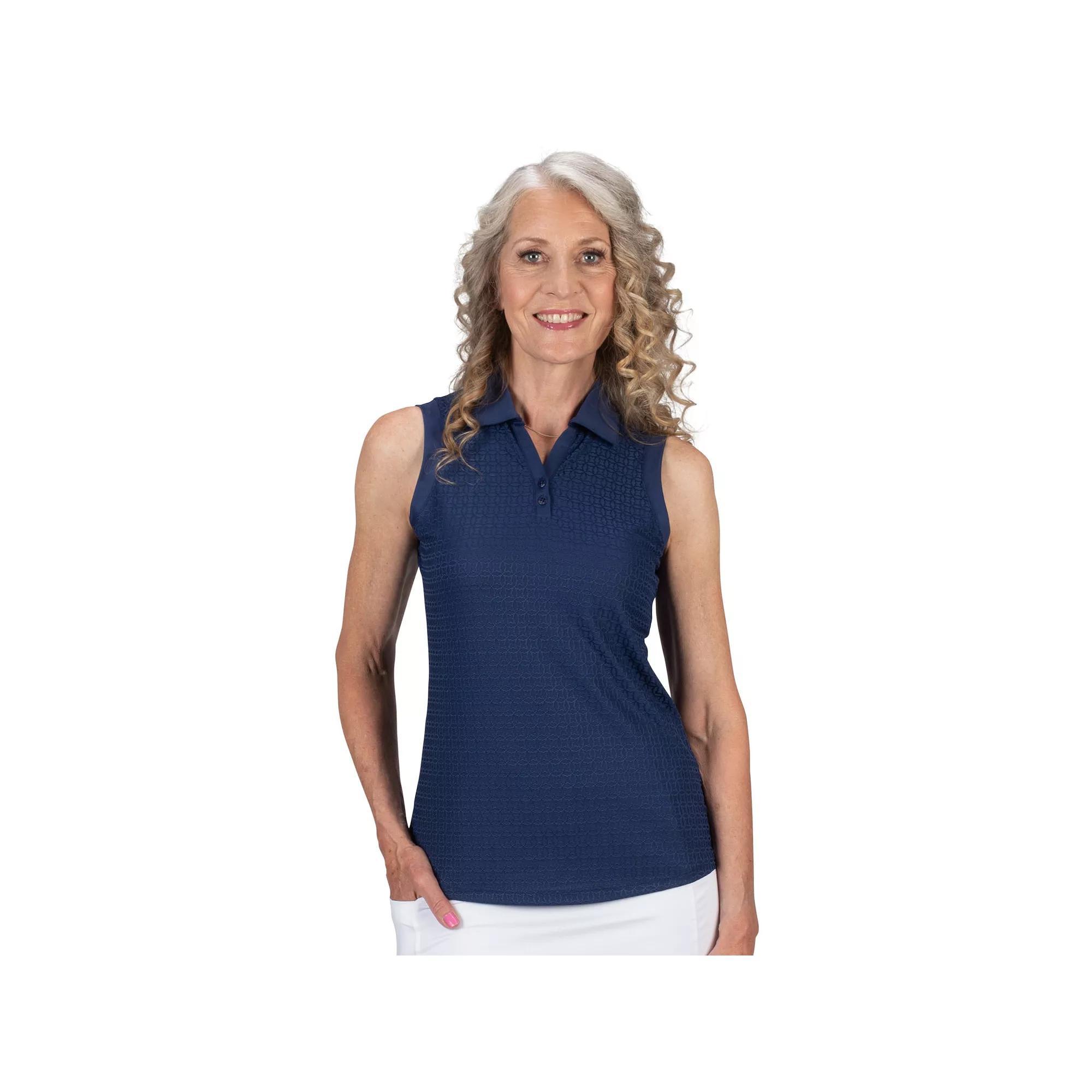 Women's Nancy Lopez Journey Sleeveless Polo, Size: Small, Blue Product Image