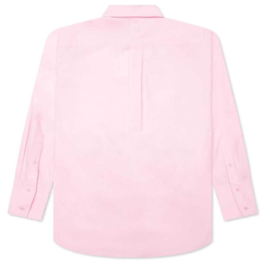 Satin Insert Shirt - Rose Pink Male Product Image