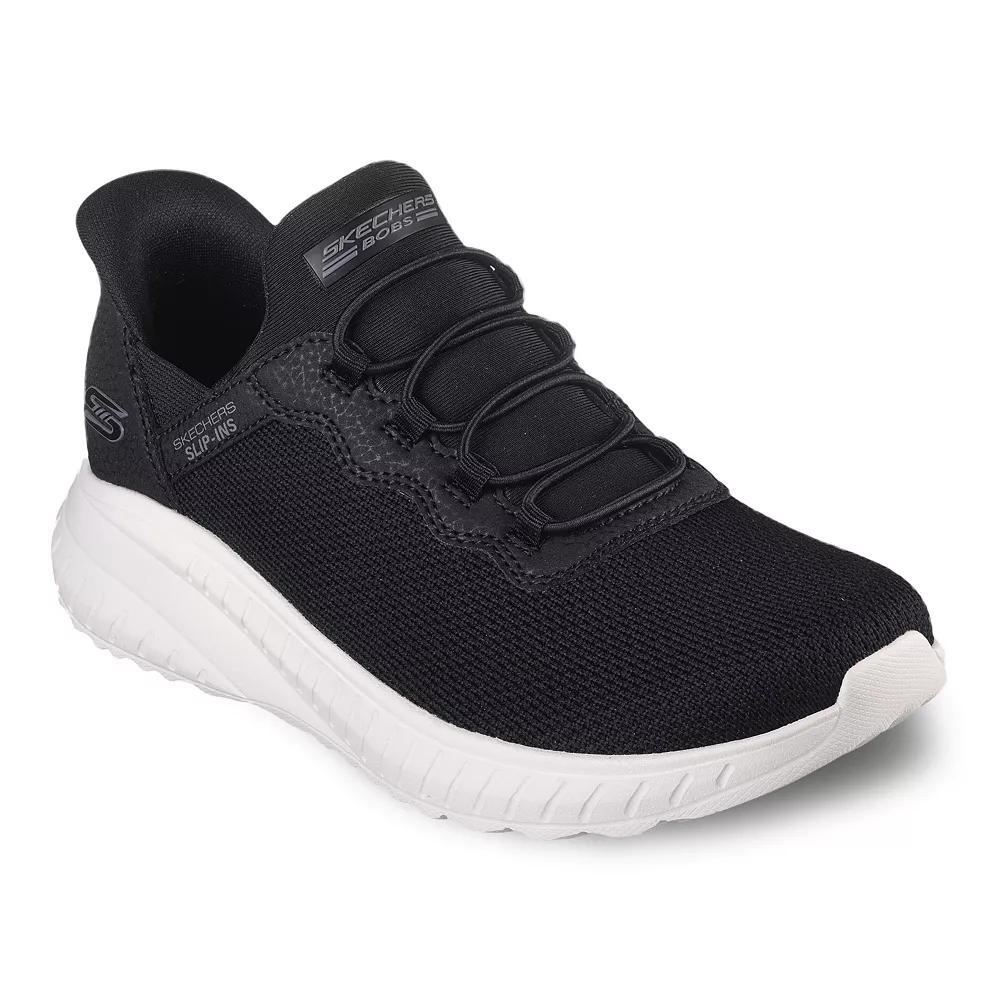BOBS by Skechers™ Hands Free Slip-ins® Squad Chaos Daily Inspiration Women's Sneakers, Size: 7, Black White Product Image