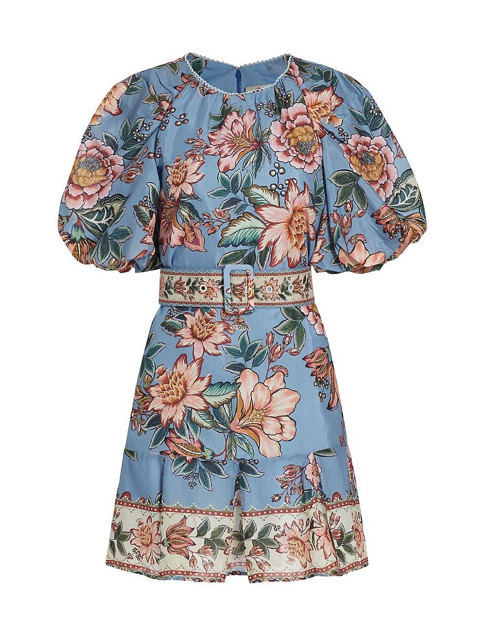 Farm Rio Wonderful Bouquet Mini Dress Product Image