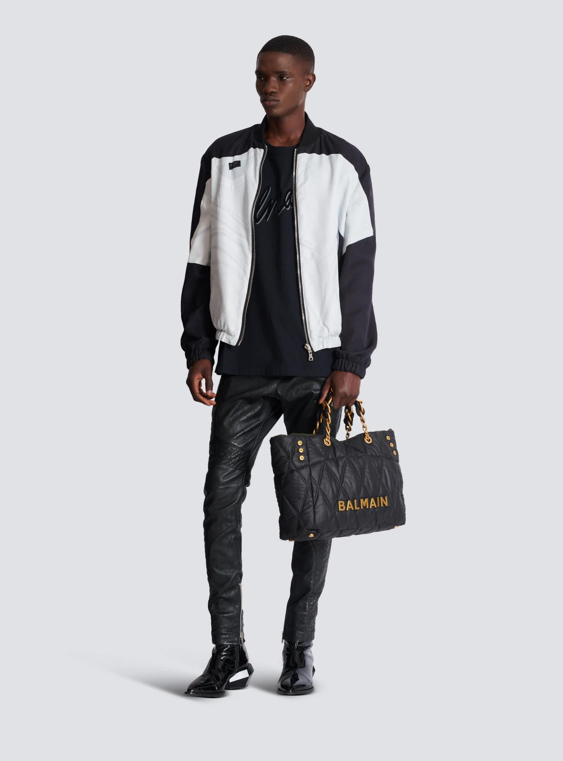 Bomber jacket with T-shirt print Product Image