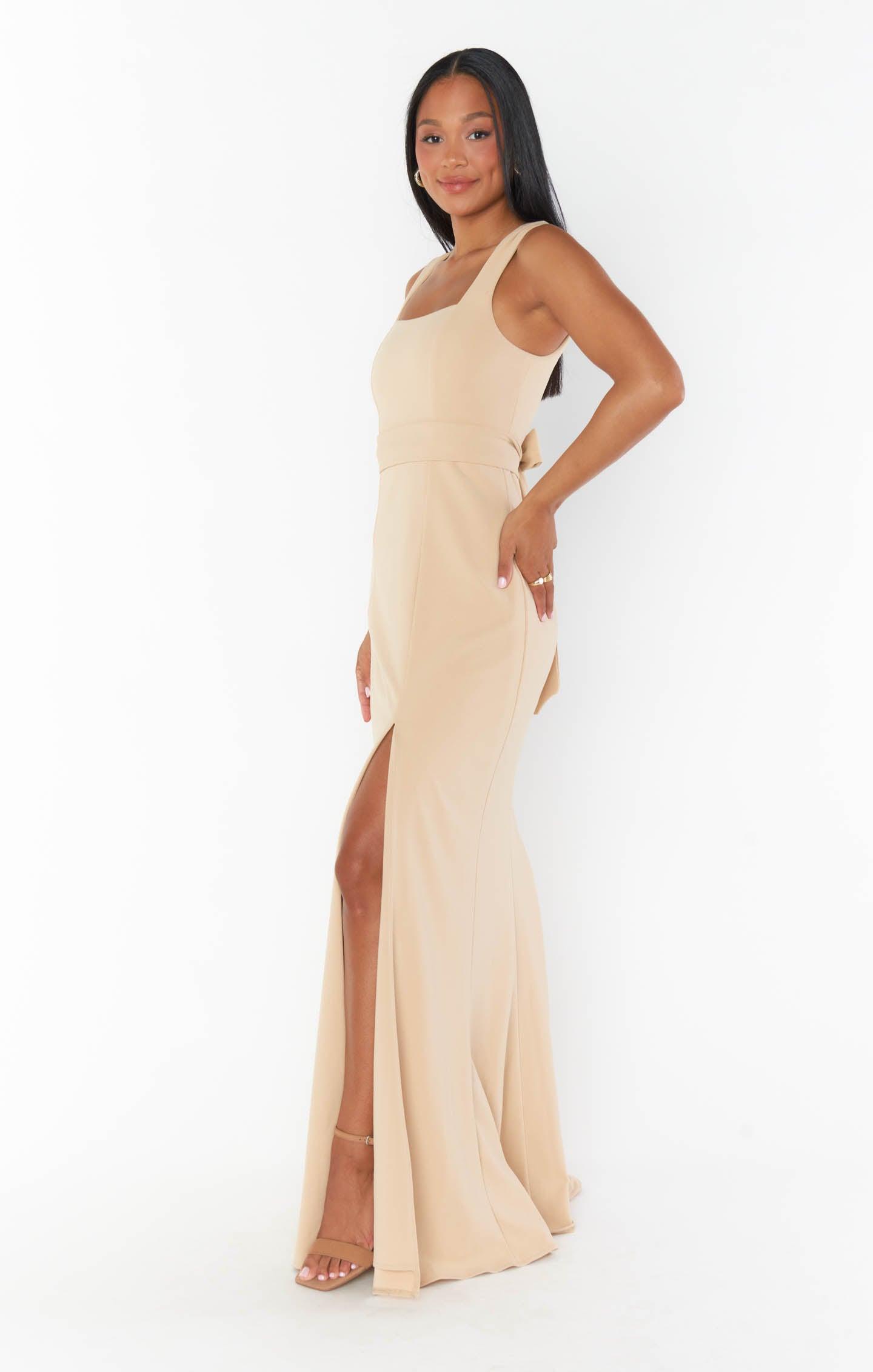 Paris Gown ~ Champagne Stretch Product Image