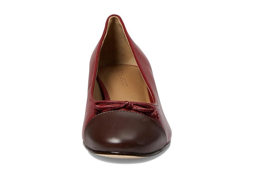 Womens Marisol Leather Cap-Toe Pumps Product Image