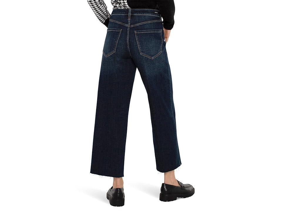 Liverpool Los Angeles Stride Crop Wide Cut Hem Hi-Rise Crosshatch Denim in Eastmoor (Eastmoor) Women's Jeans Product Image
