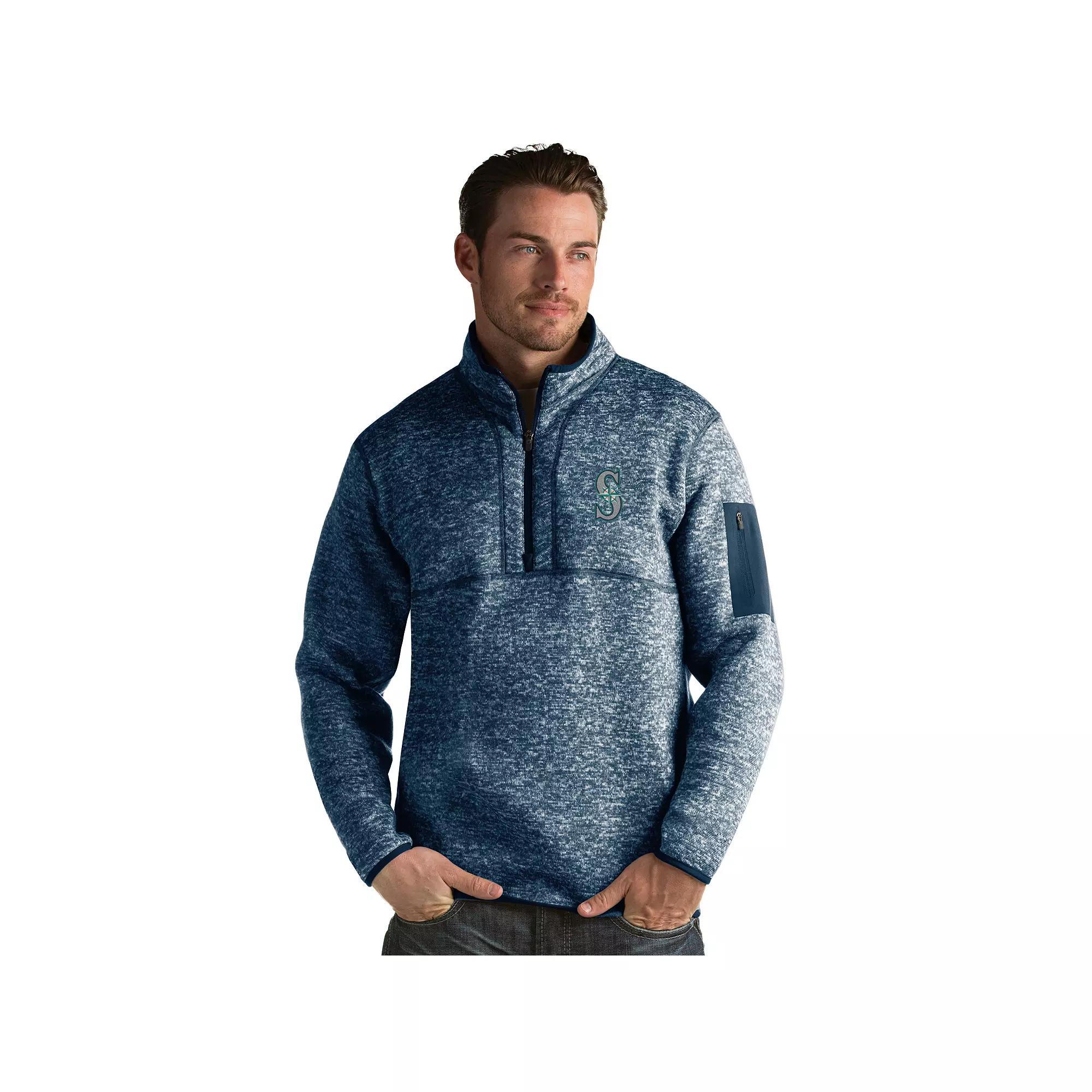 Mens Antigua Houston Astros Fortune Pullover Blue Product Image