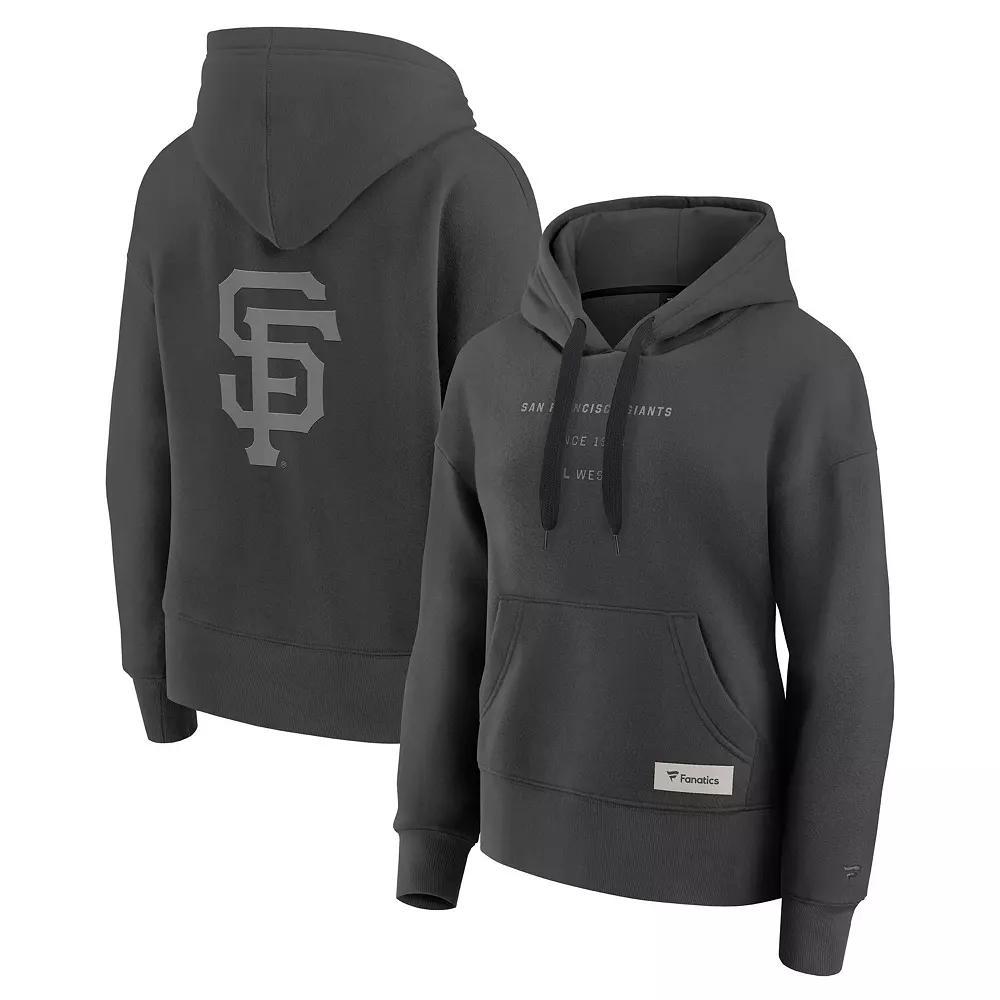 Women's Fanatics Charcoal San Francisco Giants Elements Future Ground Subtle Tonal Pullover Hoodie, Size: 3XL Product Image