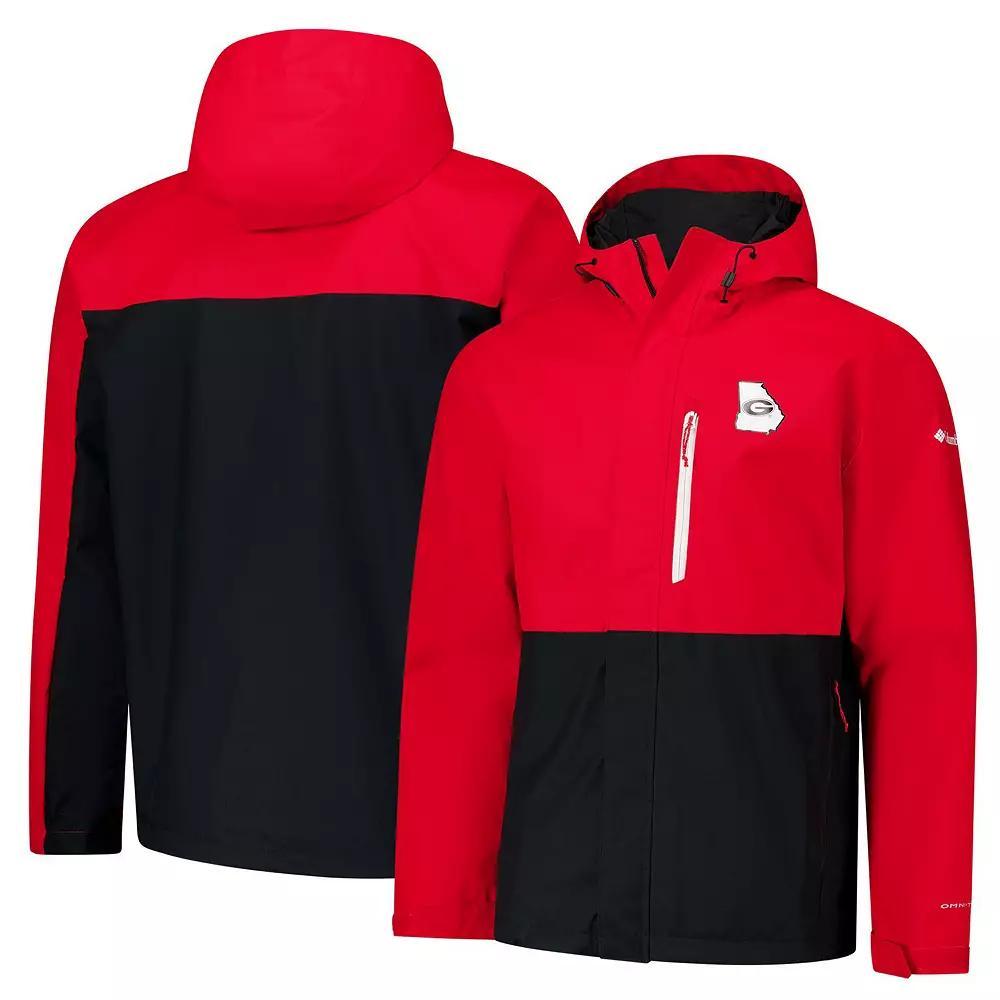 Men's Columbia  Red Georgia Bulldogs Field Bound Omni-Tech™ Full-Zip Jacket, Size: 2XL Product Image