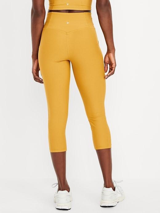 High-Waisted PowerSoft Crop Pocket Leggings Product Image