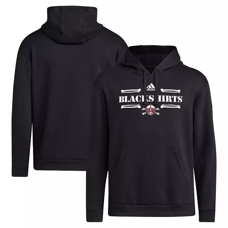 Men's adidas Black Nebraska Huskers Blackshirts Pullover Hoodie, Size: Medium Product Image