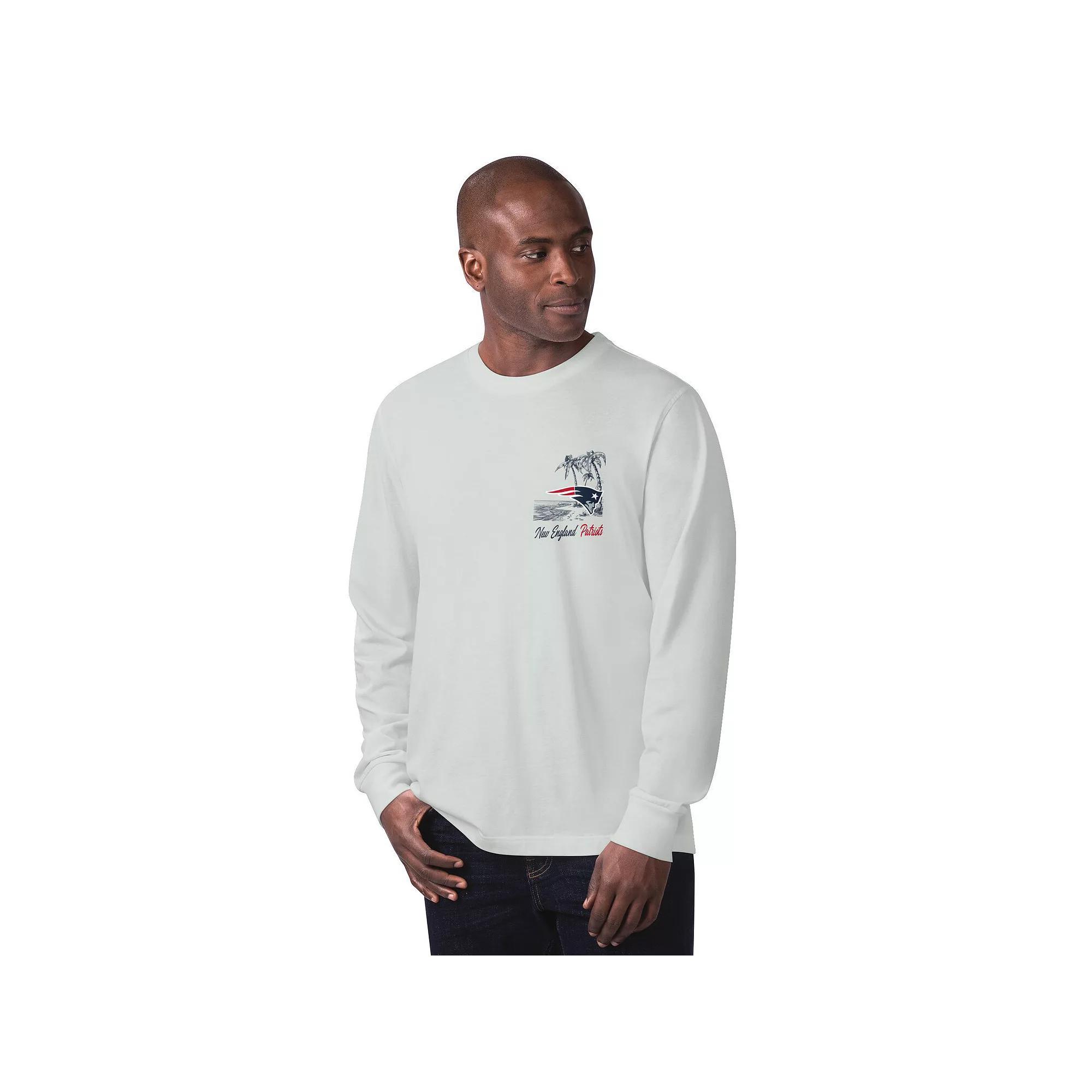 Men's Margaritaville Gray Las Vegas Raiders It's Five O'Clock Somewhere Long Sleeve T-Shirt, Size: Large, Lvr Grey Product Image