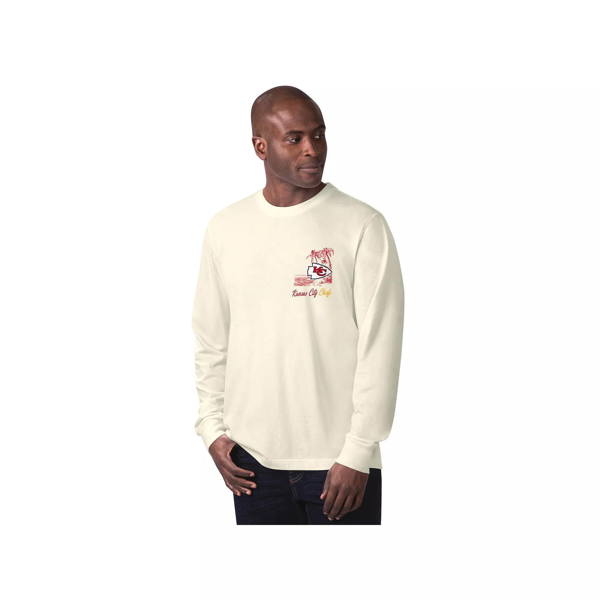 Men's Margaritaville Light Blue Seattle Seahawks It's Five O'Clock Somewhere Long Sleeve T-Shirt, Size: XL Product Image