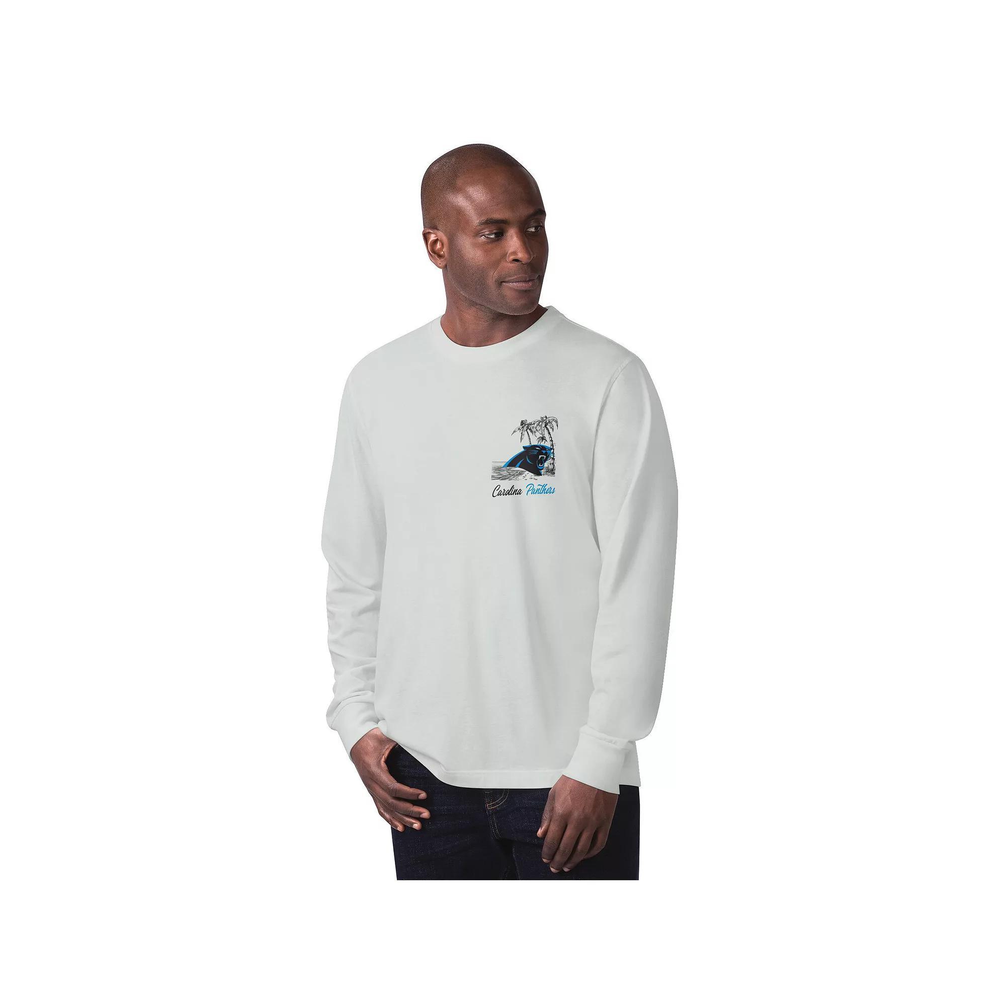 Men's Margaritaville Light Blue Seattle Seahawks It's Five O'Clock Somewhere Long Sleeve T-Shirt, Size: XL Product Image