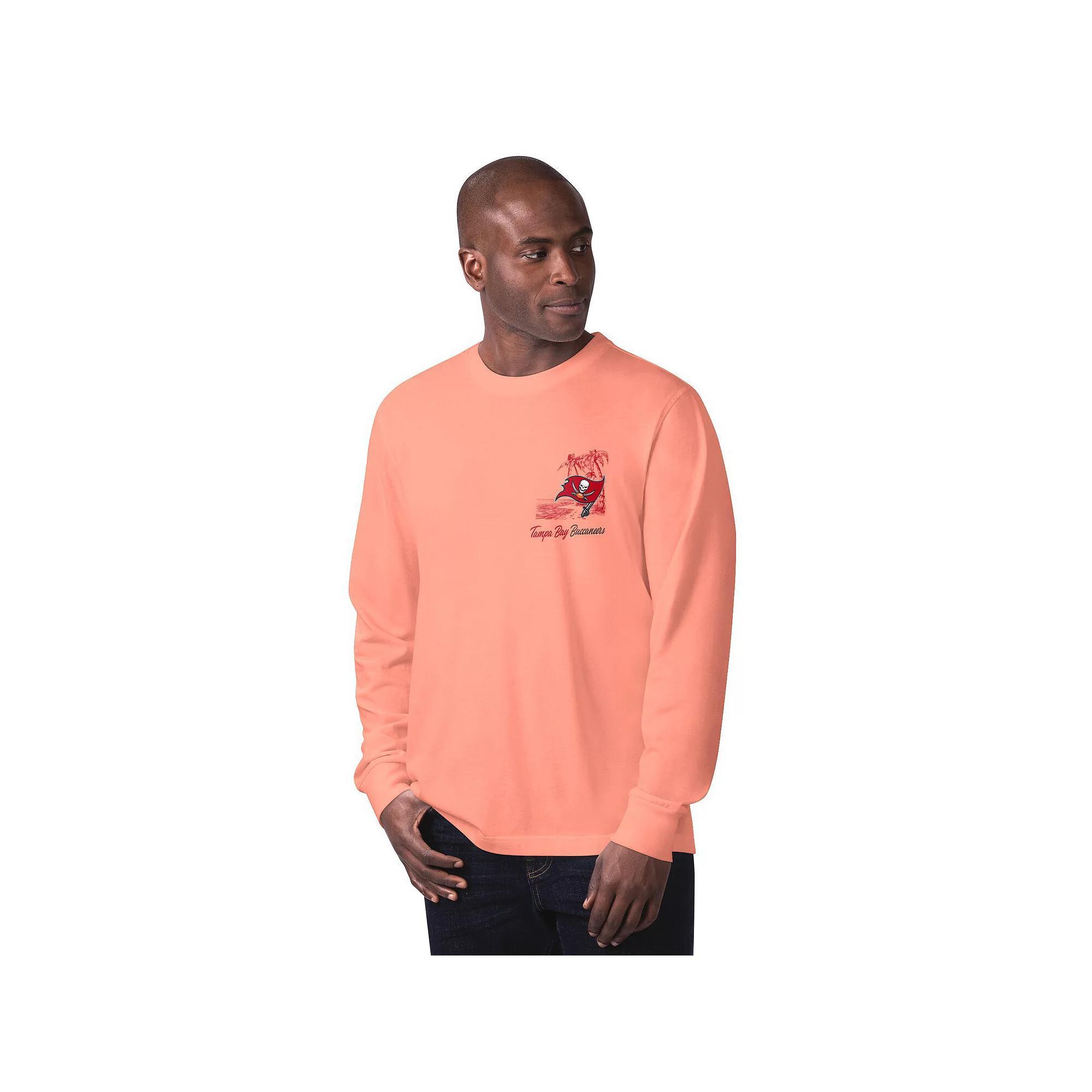 Men's Margaritaville Gray Las Vegas Raiders It's Five O'Clock Somewhere Long Sleeve T-Shirt, Size: Large, Lvr Grey Product Image